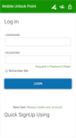 Mobile Screenshot of mobileunlockpoint.com