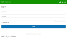 Tablet Screenshot of mobileunlockpoint.com